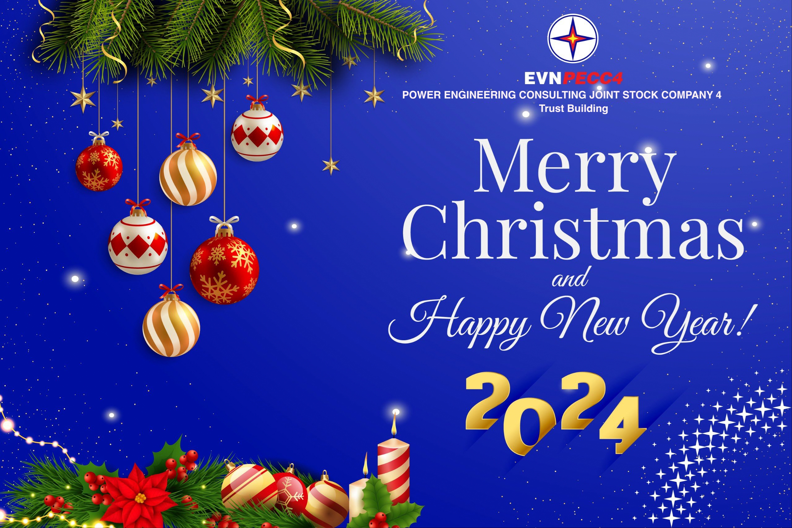 EVNPECC4 wishes our esteemed Shareholders, Customers, and Partners a warm Christmas and a vibrant, successful New Year 2024