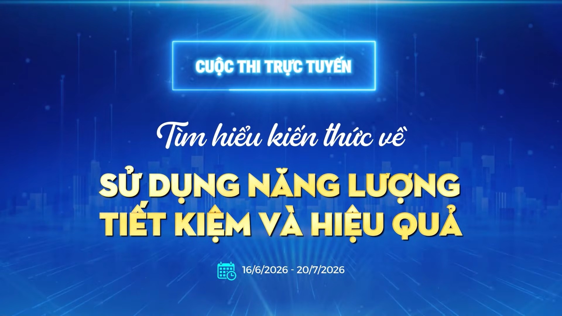 Hướng dẫn tham gia Cuộc thi trực tuyến 