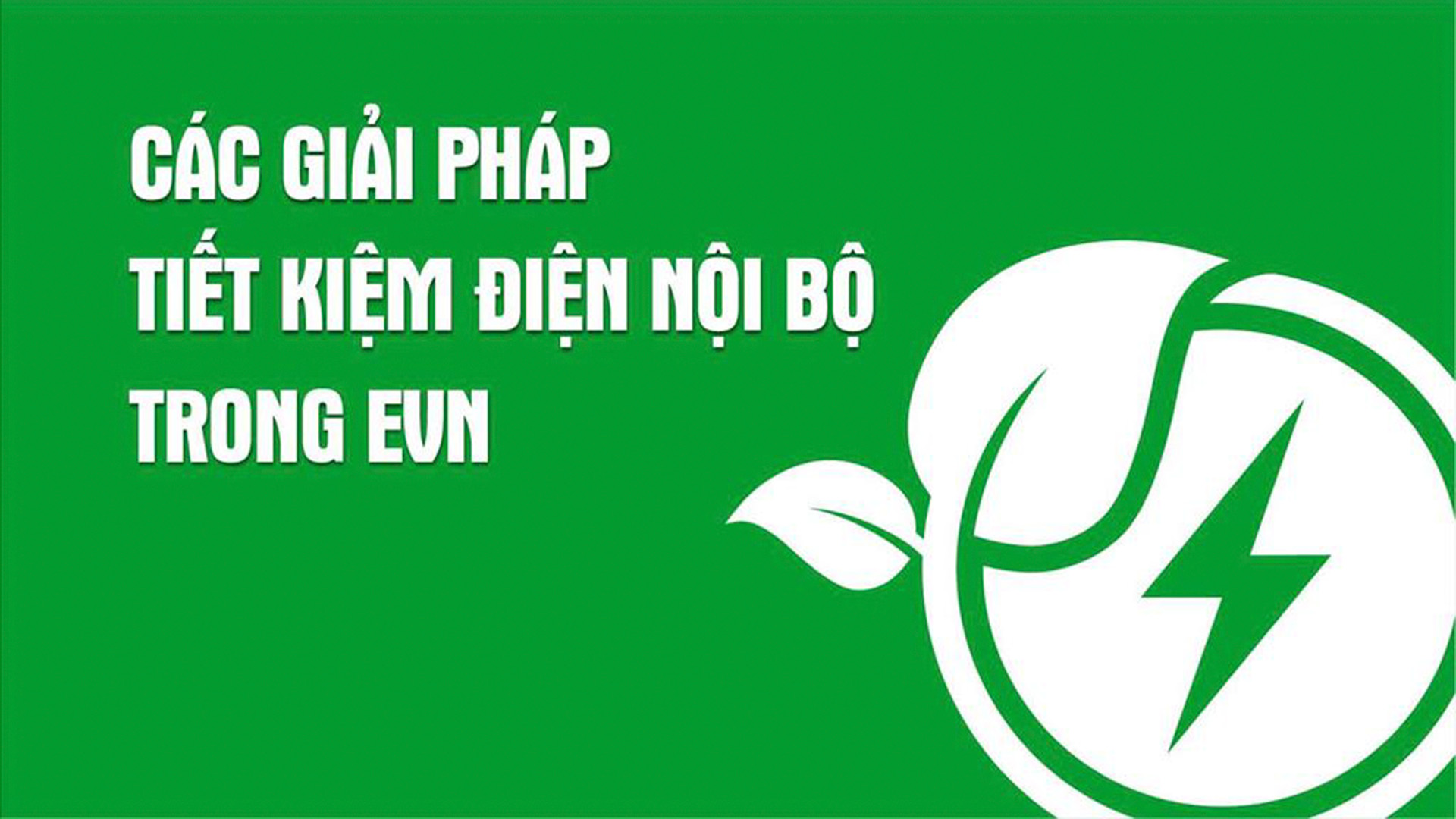 Triển khai đồng bộ giải pháp tiết kiệm điện trong EVN